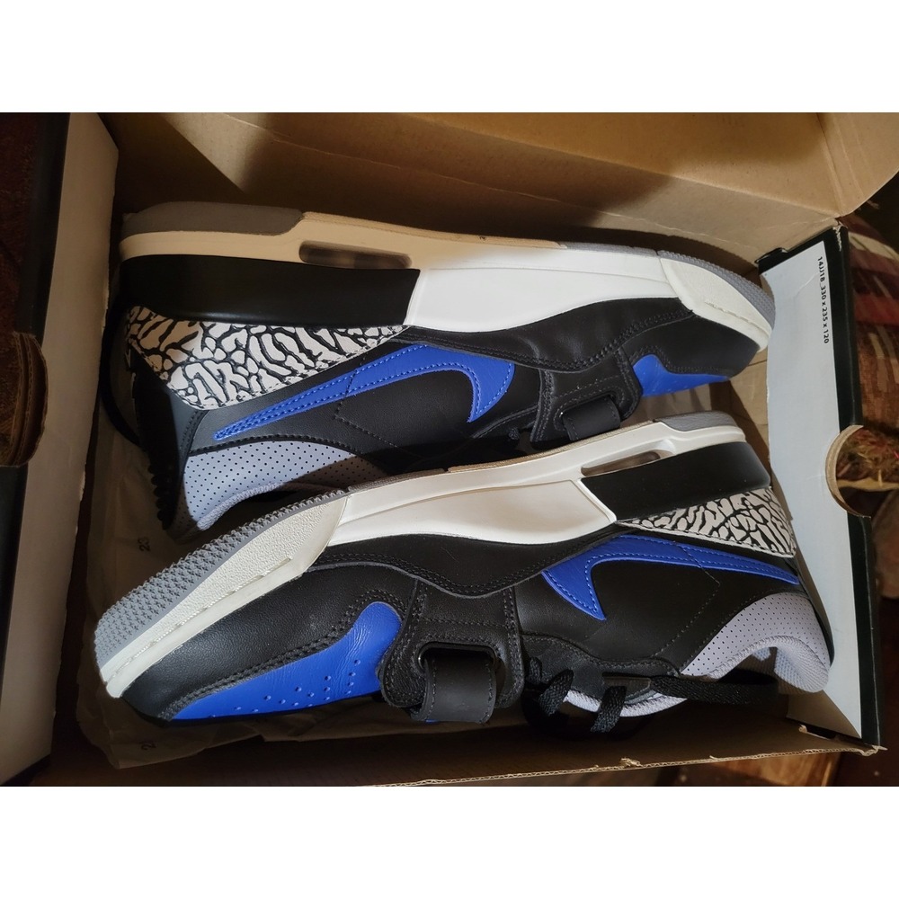 New Jordan Legacy 312 Low Black Game Royal White CB Mens 11.5 Basketball Shoes